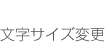文字サイズ変更